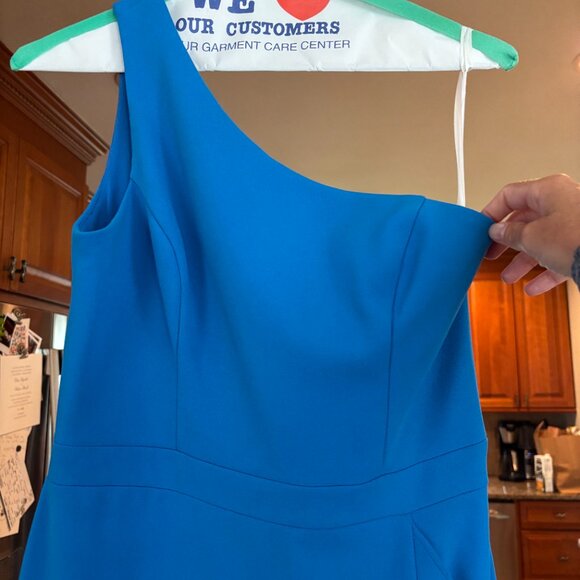 Women's One-Shoulder High-Low Dress-Xscape - Picture 2 of 8